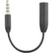 Saramonic SR-UC201 3.5mm TRS Female to 3.5mm TRRS Male Adapter Cable for Smartphones (3")