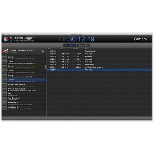 Softron Multicam Logger Option for M80 / M62 / M44