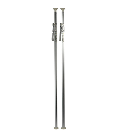 Impact Deluxe Varipole Support System - Silver (Pair)