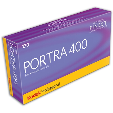 Kodak Portra 400 120 Professional Film (replaces 400NC and 400VC) (5 pack)