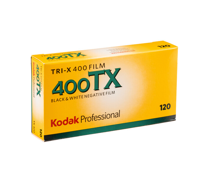 Kodak Professional Tri-X 400 Black and White Negative Film (120 Roll Film, 5-Pack)