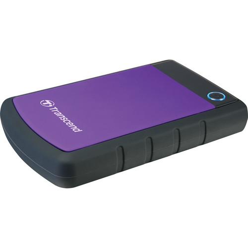 Transcend 2TB StoreJet 25H3 External Hard Drive (Purple)