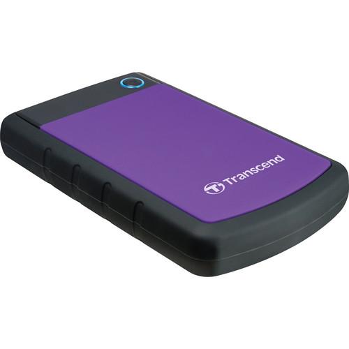 Transcend 2TB StoreJet 25H3 External Hard Drive (Purple)