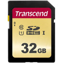 Transcend 32GB 500S UHS-I SDHC Memory Card