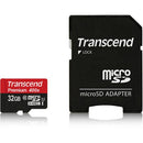 Transcend 32GB Premium microSDHC UHS-I Memory Card with SD Adapter