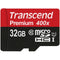 Transcend 32GB Premium microSDHC UHS-I Memory Card with SD Adapter
