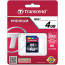 Transcend 4GB SDHC Memory Card Class 10