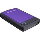 Transcend 4TB StoreJet 25H3 External Hard Drive (Purple)