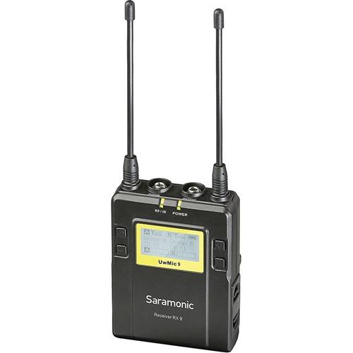 Saramonic UwMic9-RX9 Dual-Channel Camera-Mount Wireless Receiver (514 to 596 MHz)