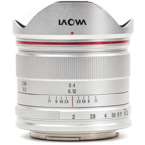 Venus Optics Laowa 7.5mm f/2 MFT Lens for Micro Four Thirds (Ultralight Version, Silver)