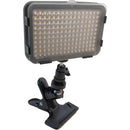 Bescor XT160 Bi-Color LED Light Kit with Power and KLP Clip Clamp