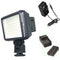 Bescor XT96 On-Camera Light Kit with Battery, Charger, and AC Adapter