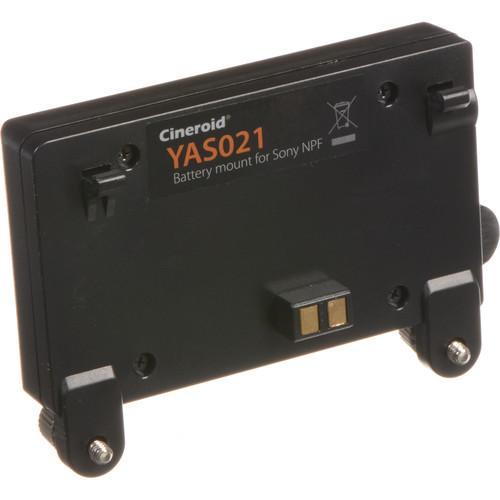 Cineroid YAS0211 Sony NP-F L-Series Battery Mount for EVF4RVW Viewfinder