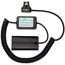 Coiled D-Tap to Sony L-Series (NP-F) Type Dummy Battery (24-36", Regulated) Sony L-Series (NP-F) Powered Devices Indipro 