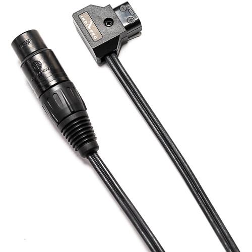 D-Tap to 4-Pin Neutrik XLR Female Cable (32", Non-Regulated) 4-pin XLR Powered Devices Indipro 