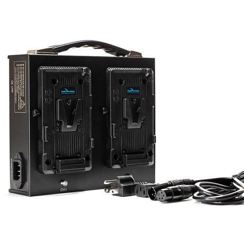 Indipro Dual Fusion V-Mount Battery Charger