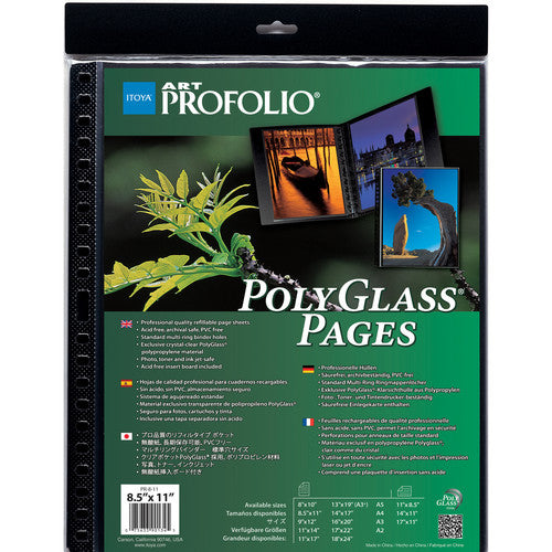 Itoya Art Profolio PolyGlass Pages (9 x 12", 10-Pack)
