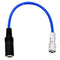 Kondor Blue BMPCC6K/4K to DC 5.5/2.5 Barrel Socket Power Adapter Cable (Female) 6" 15cm - Blue