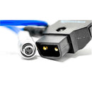 Kondor Blue D-Tap to BMPCC 4K 6K Power Cable for Blackmagic Pocket Cinema Camera 4K P-Tap 20" - Blue