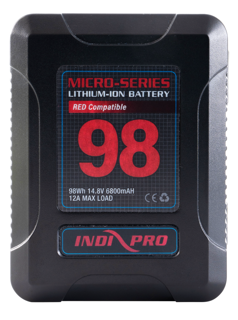 ***B-STOCK*** Indipro Micro-Series 98Wh V-Mount Li-Ion Battery (RED Compatible)