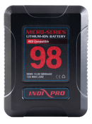 Open Box Micro-Series V-Mount Li-Ion Battery (98Wh, RED Compatible) Digital Cinema Indipro Tools 