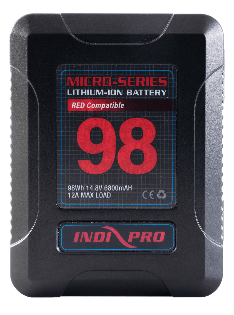 Open Box Micro-Series V-Mount Li-Ion Battery (98Wh, RED Compatible) Digital Cinema Indipro Tools 