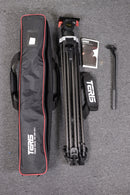 Open Box Teris TS50AL Fluid Head & Tripod Kit with Soft Case Fluid Head & Tripod Kit TERIS 