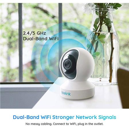 Reolink E1 Pro 4MP Super HD Indoor Wireless Home Security Wi-Fi Camera with 2-Way Audio, Pan and Tilt