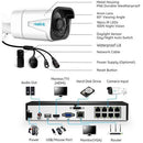 Reolink RLK8-800B4 4K Ultra HD 8-Channel 2TB PoE Security System with 4x Cameras
