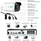 Reolink RLK8-800B4 4K Ultra HD 8-Channel 2TB PoE Security System with 4x Cameras