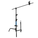 Savage C-Stand with Grip Arm and Turtle Base Kit (Chrome/Black 9.5')