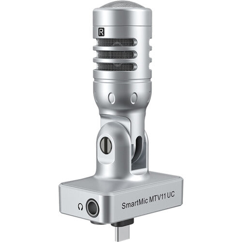 Saramonic Smartmic UC Dig Stereo Condenser Mic.90Degree,Headphone Out,USB-C for Android Devices/Computers