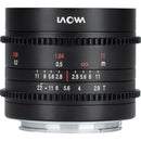 Venus Optics Laowa 9mm T2.9 Zero-D Cine Lens (Fuji X Mount, Feet)